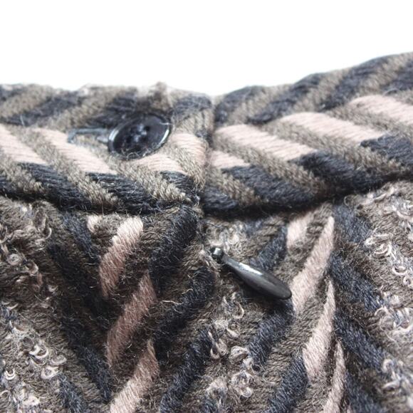 Vintage Union Made Skirt Women's Size 6 Brown Wool Pencil - Picture 4 of 5